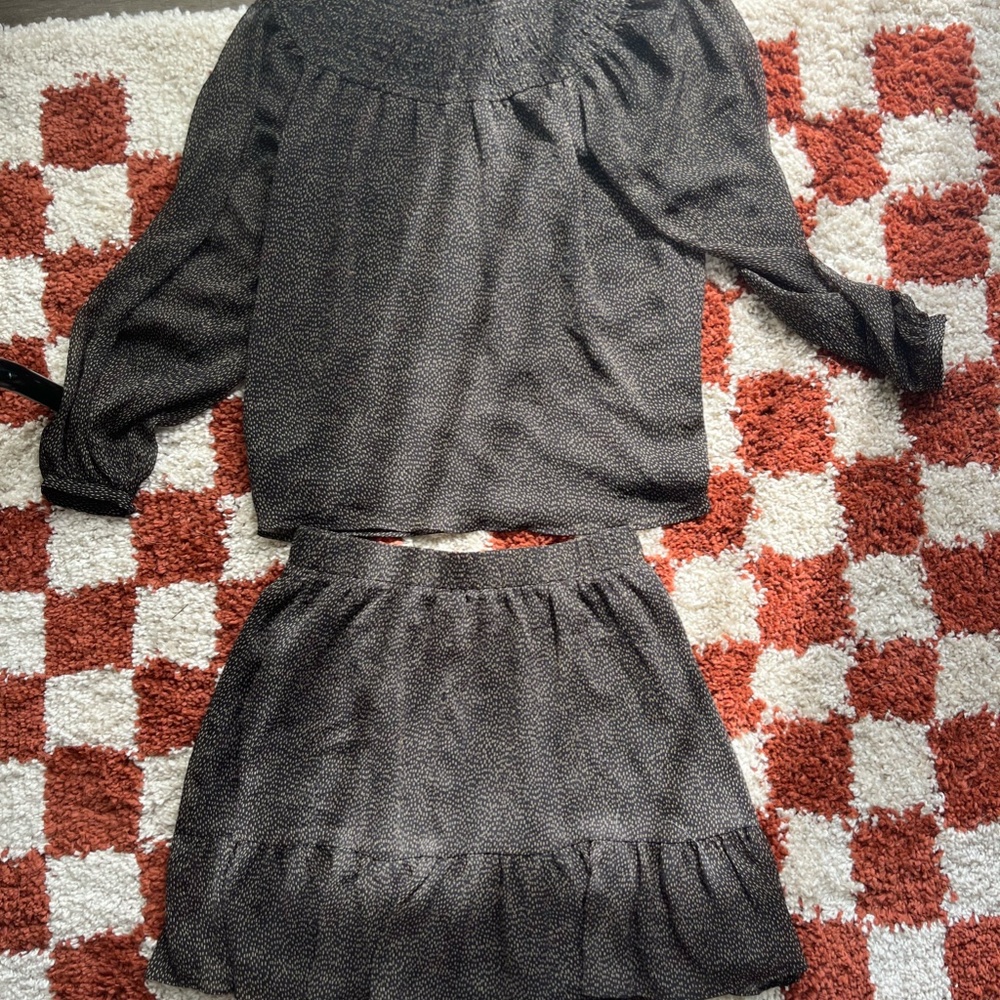 Loft Blouse and Skirt